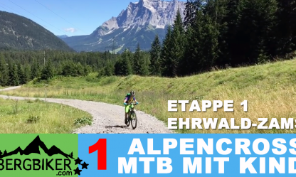 Alpencross 2016 mit Kind "42+9" Ehrwald-Riva - 1 - DER START: ETAPPE 1