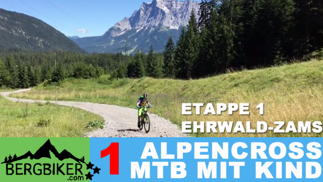 Alpencross 2016 mit Kind "42+9" Ehrwald-Riva - 1 - DER START: ETAPPE 1
