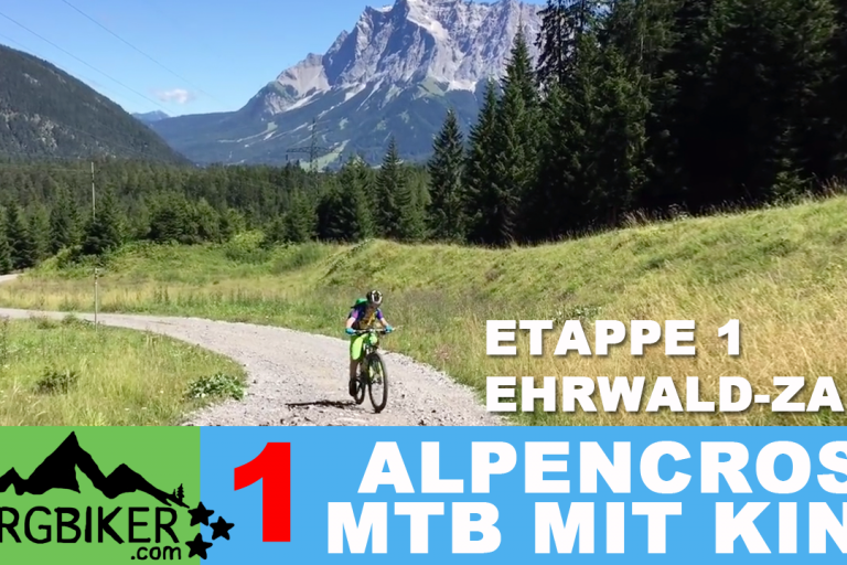 Alpencross 2016 mit Kind "42+9" Ehrwald-Riva - 1 - DER START: ETAPPE 1