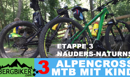 ETAPPE 3 - Alpencross 2016 mit Kind "42+9" Nauders - Naturns