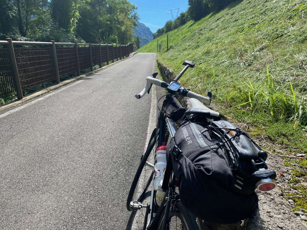Rennrad Alpencross an einem Tag München - Gardasee