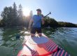 Stand Up Paddler auf dem Tegernsee