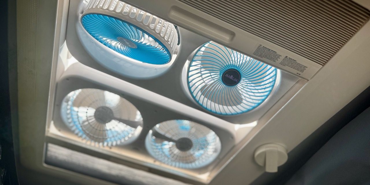 carado-cv540-pro-ducato-ventilator-luefter-klimaanlage-dachfenster-vanlife – 9 Ventilatoren fürs Heki / Dachfenster im Camper 40cm
