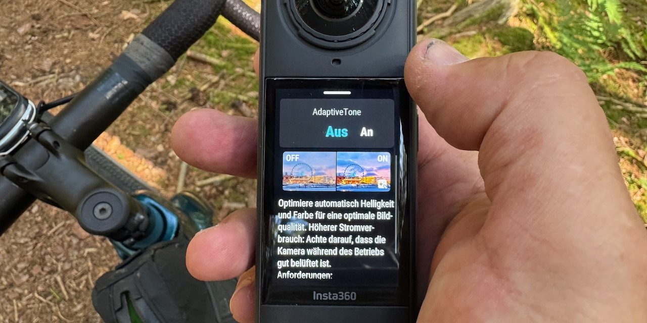 Adaptive Tone bei Insta360 X5 aktivieren Adaptive Tone bei Insta360 X5 aktivieren