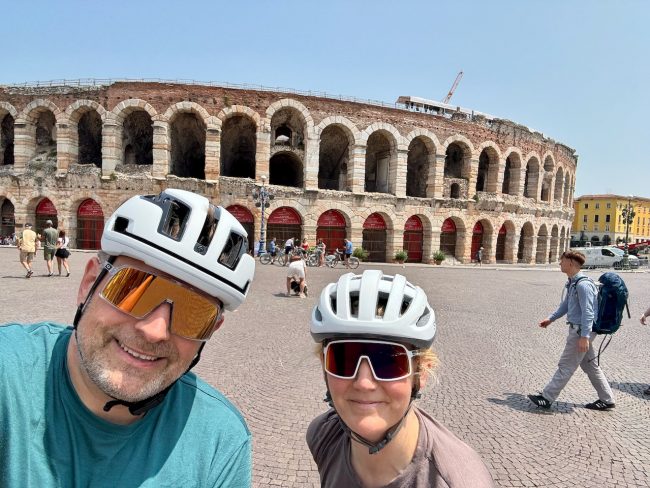 Radtour nach Verona Gravel, Rennrad Mountainbike