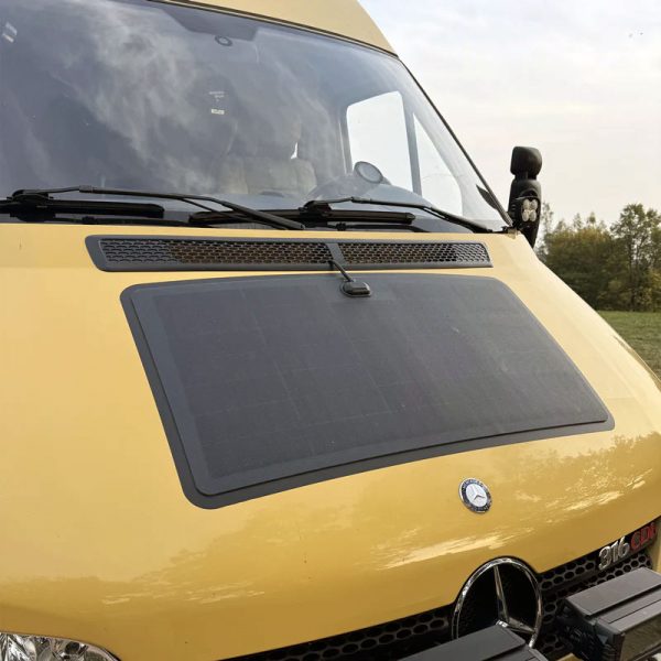 Solarpanel Motorhaube für Mercedes Sprinter 1 Gen - 70 Watt Solar Set Camper Van – Bild 4