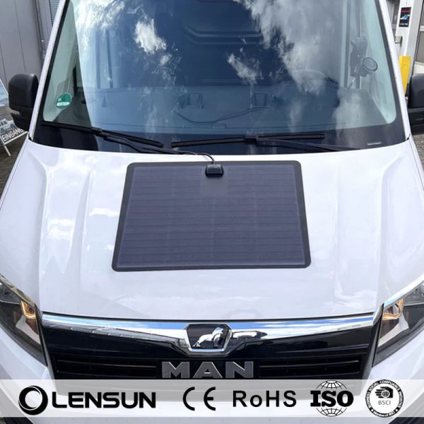 Solarpanel Motorhaube für Man TGE 4×4 – 60 Watt Solar Set Camper Van