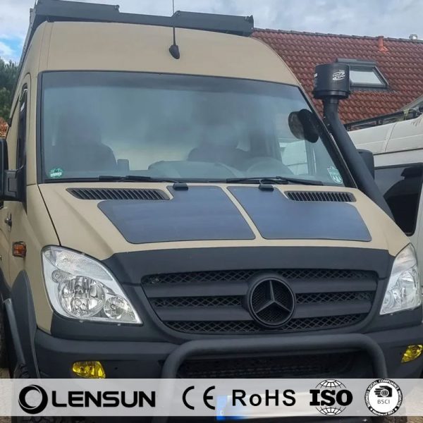 Solarpanel Motorhaube für Mercedes Sprinter 2 Gen – 80 Watt Solar Set Camper Van