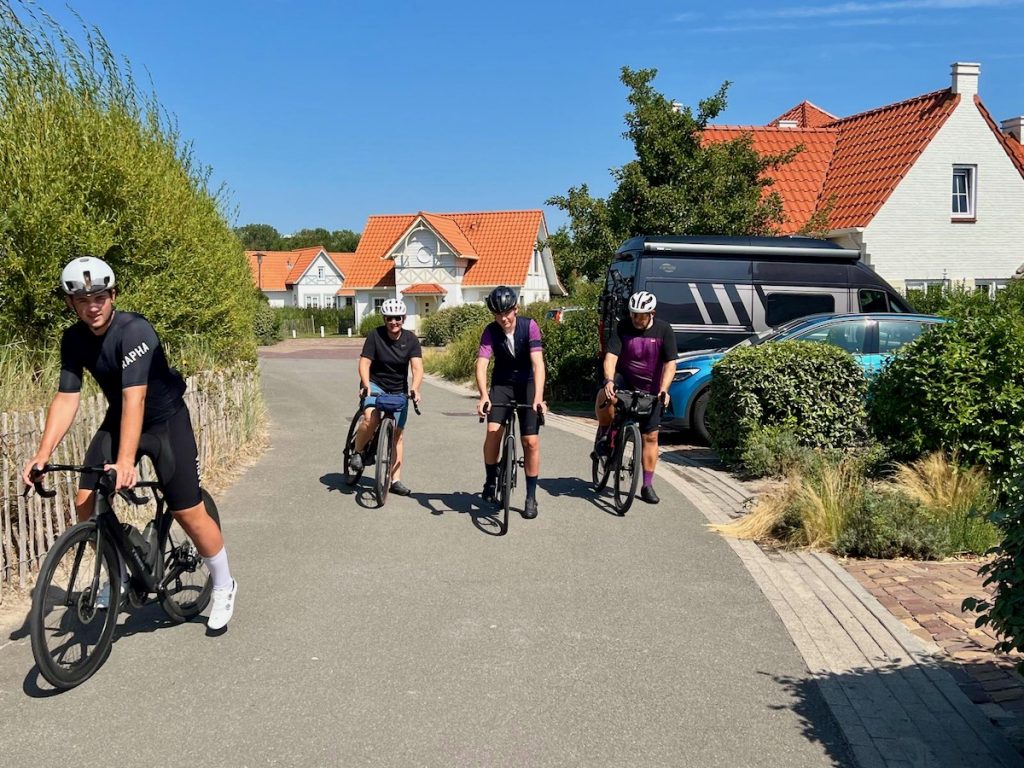 180km Radtour Start in Cadzand Bad in den Niederlanden