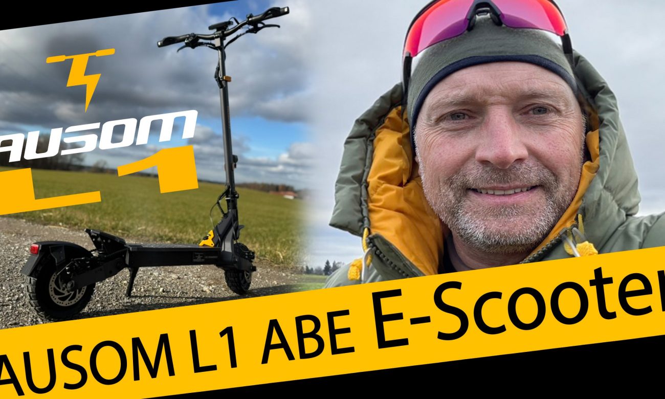 Ausom L1 ABE E-Scooter Test deutsch