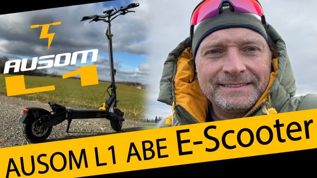 Ausom L1 ABE E-Scooter Test deutsch