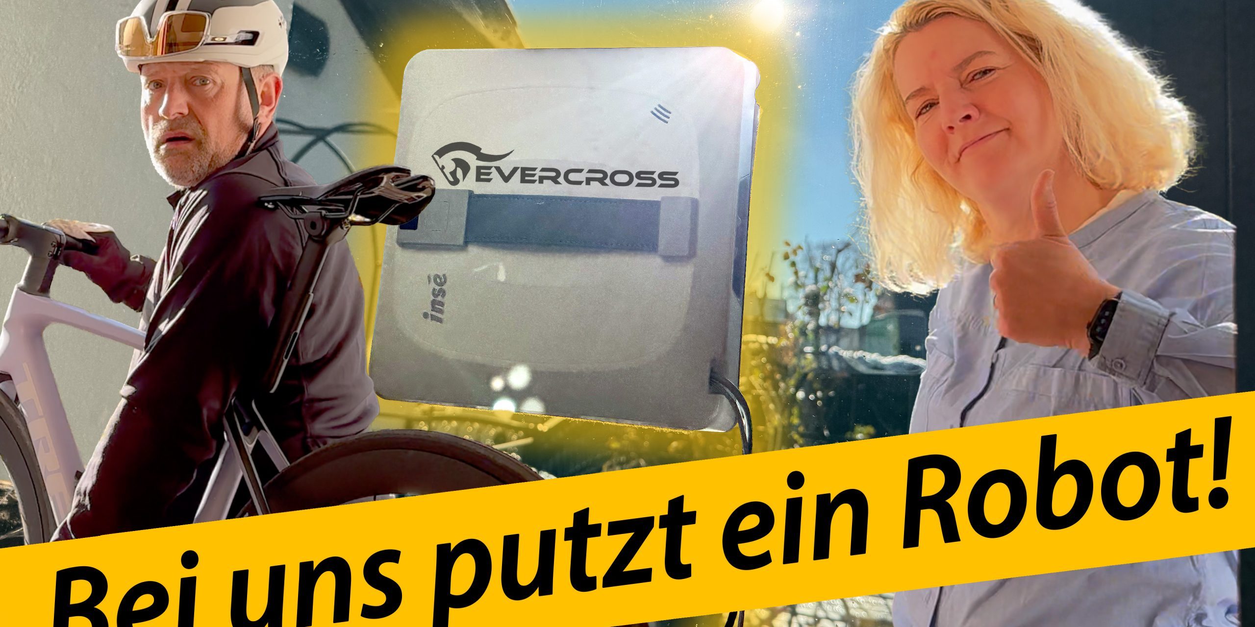 Fensterputzroboter mit 4 Wasserdüsen, 4 Reinigungsmodi, Intelligente Pfadplanung, Starke Saugkraft, Anti-Sturz-Technik, Geeignet für Fenster mit/ohne Rahmen