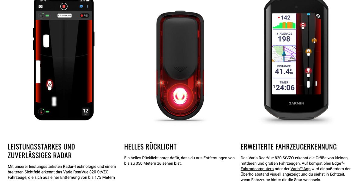 Varia RearVue 820 StVZO