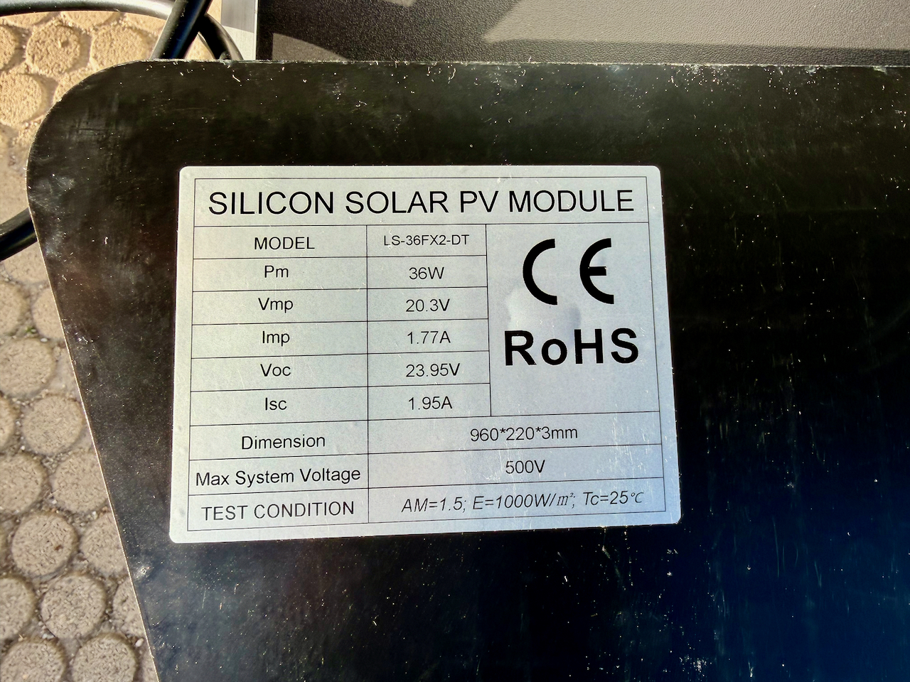 Silikon Solarmodul für Camper