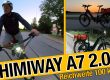 Himiway A7 2.0 Reichweite – Heiko beim Pendeln und das Bike bei Sonnenuntergang