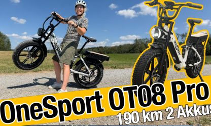 OneSport OT08 Pro E-Bike Test – Ehrlicher Praxistest mit allen Problemen