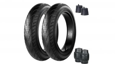 Himiway D5 2.0 mit neuen ZUKKA Slicks Fat Bike Straßenreifen – leiser und effizienter auf Asphalt