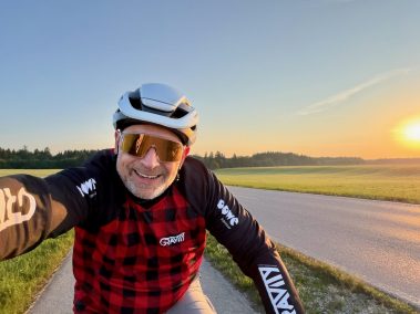 Himiway D5 2.0 Fatbike Fahrt bei schönem Wetter Richtung Schliersee