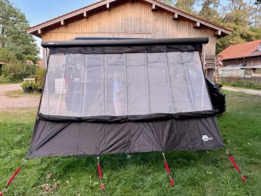 Silver-Black-Mesh von außen – reflektierende Außenseite des your GEAR Phoenix Multicover