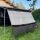 your GEAR Phoenix Multicover aufgebaut – Frontansicht auf der Wiese