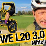 ENGWE L20 3.0 Pro – Vollgefedertes Faltbike mit Mittelmotor im Test YouTube-Thumbnail zum ENGWE L20 3.0 Pro Test auf dem Bergbiker-Kanal mit 100 Nm Mittelmotor