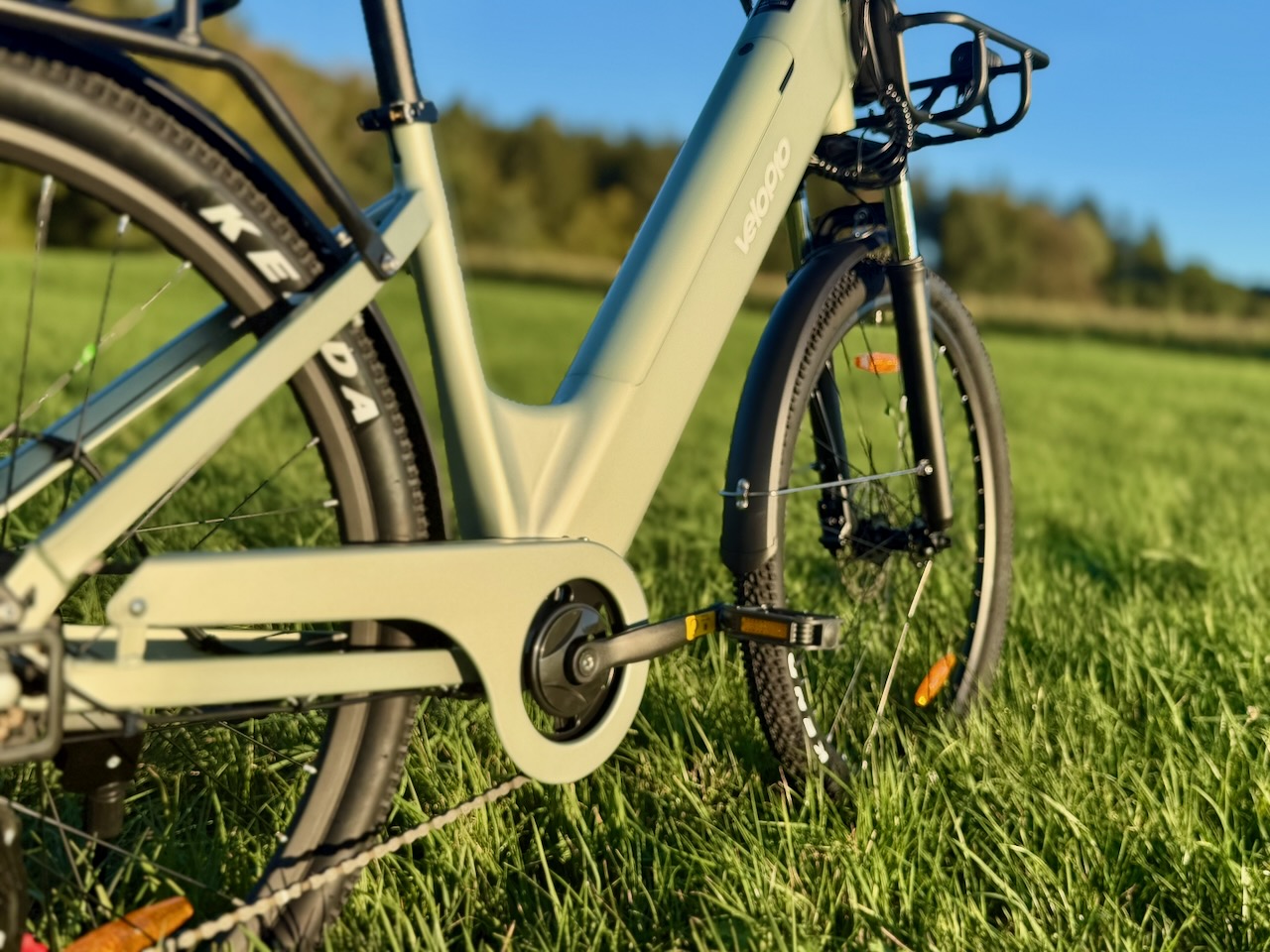 Velopro C1 Pro E-Bike Test – Gepäckträger hinten mit Licht