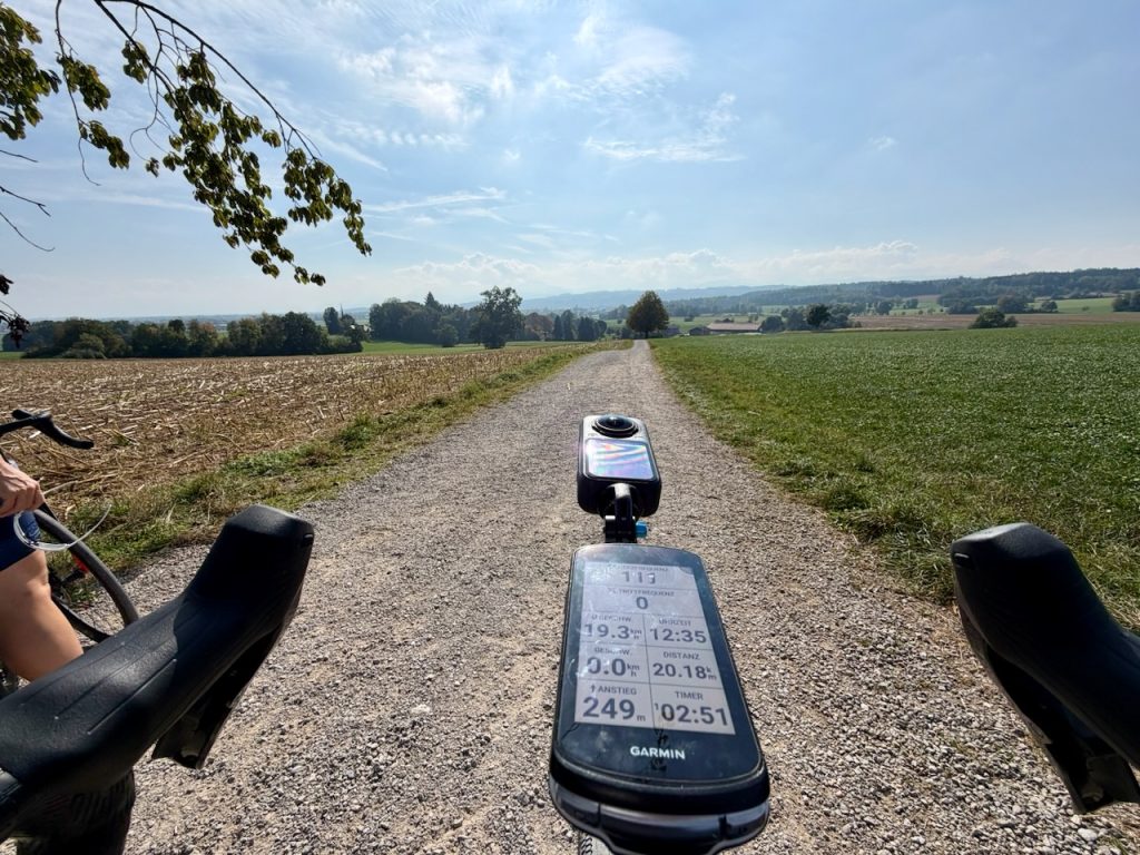 Insta360 X6 auf dem Gravel Bike