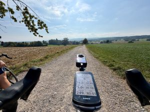 Insta360 X6 auf dem Gravel Bike