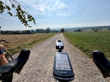Insta360 X6 auf dem Gravel Bike
