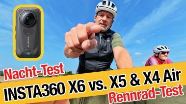 Insta360 X6 vergleich X5 und X4 Air im Test